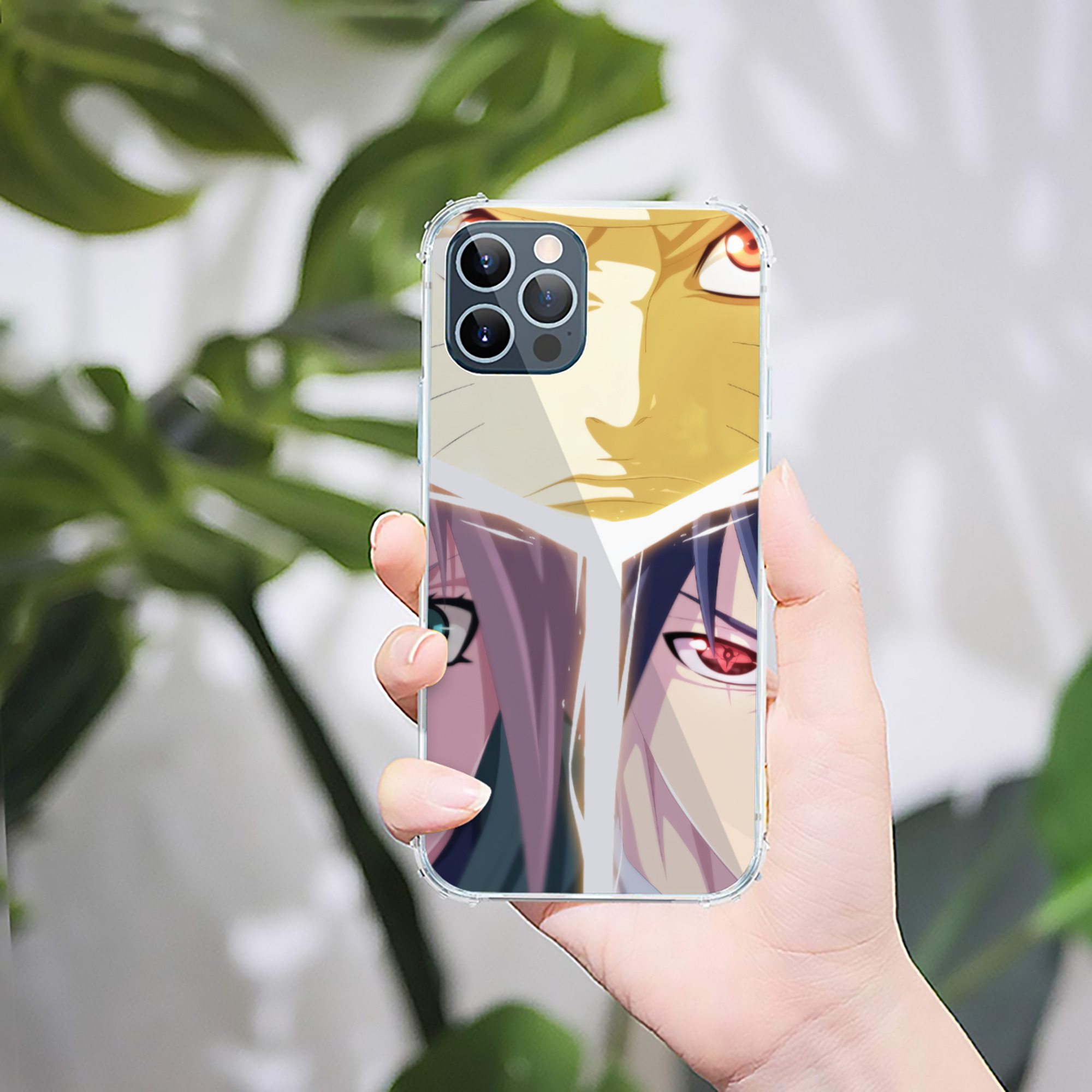 （画像用） NARUTO -ナルト- NARUTO -ナルト- 疾風伝 【iPhone 12シリーズ対応】透明スマホケース（クリアソフトケース）